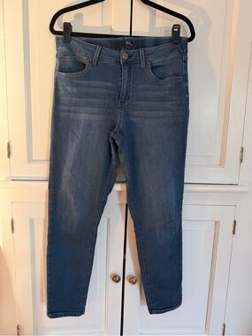 1822 Denim Jeans Size 12 Womens Stretch Skinny Straight High Rise